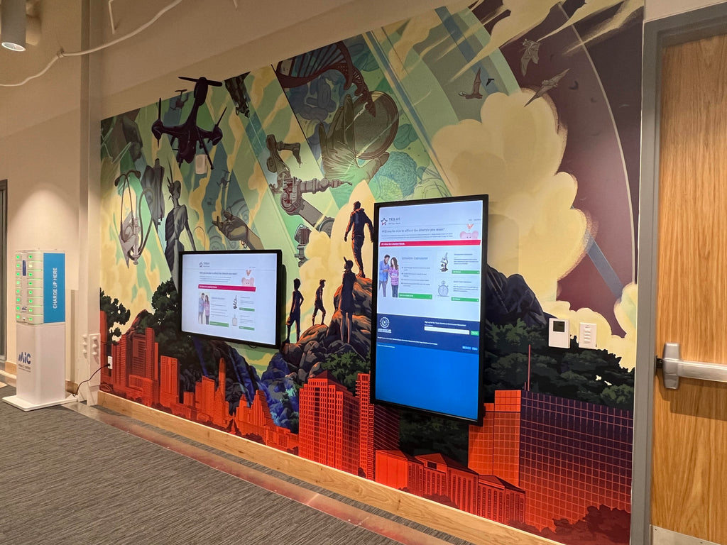 Mural for Make It Center at Austin Community College - Austin, TX
